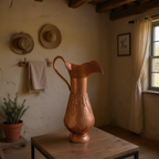 Wildflower Copper Pitcher