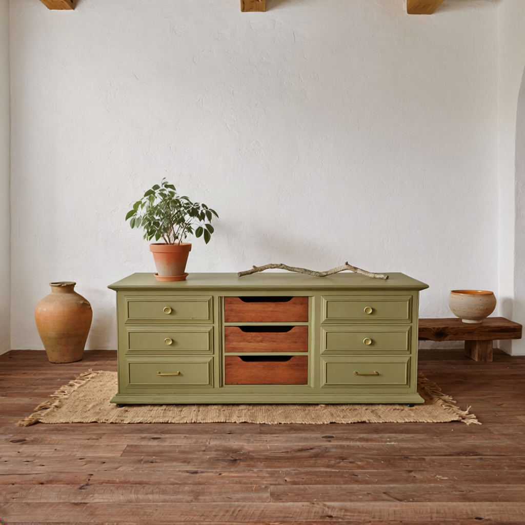 Olivewood Apothecary Dresser
